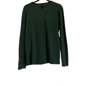 Banana Republic | Men's Crew Neck Long Sleeve Green Sweater | Size Large